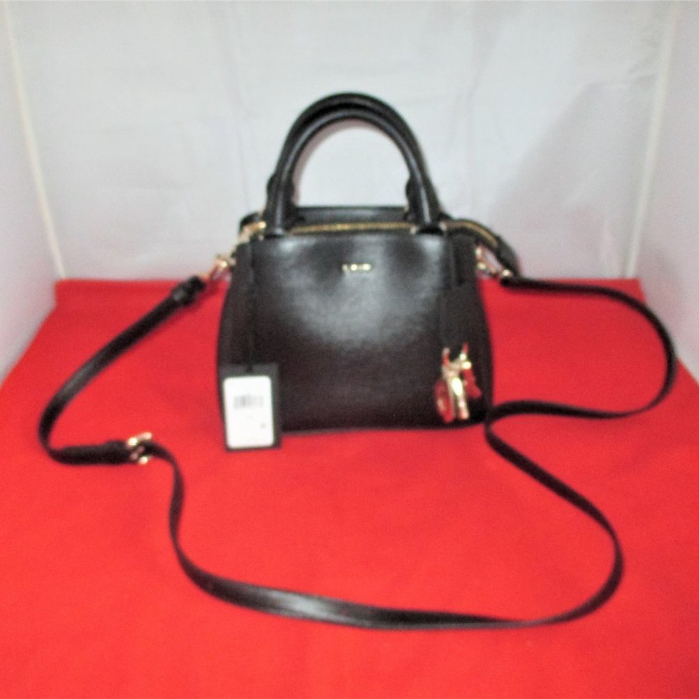 DKNY Paige Small Leather Satchel